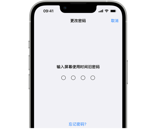 汝南iPhone屏幕维修分享iPhone屏幕使用时间密码忘记了怎么办 