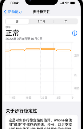 汝南iPhone手机维修如何在iPhone开启'步行稳定性通知'