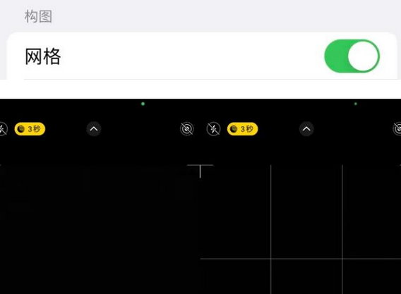 汝南苹果手机维修网点分享iPhone如何开启九宫格构图功能