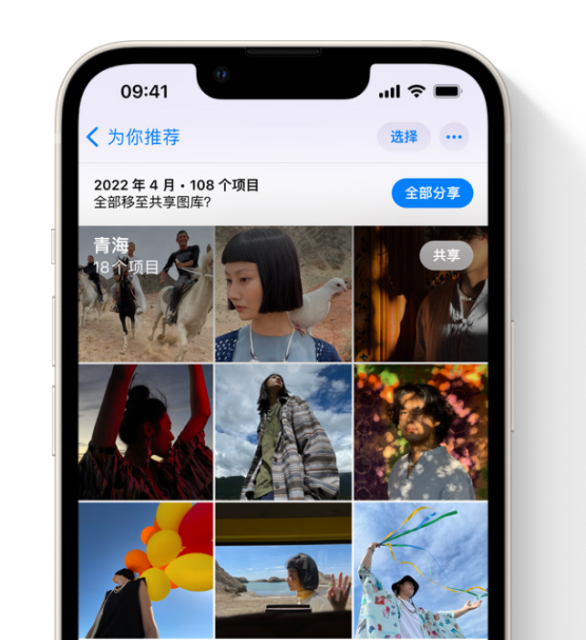 汝南苹果维修网点分享在 iPhone 上使用共享图库 