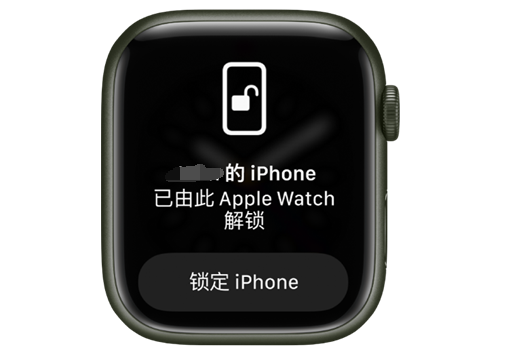 汝南苹果手机维修分享用 AppleWatch 解锁配备面容 ID 的 iPhone方法 