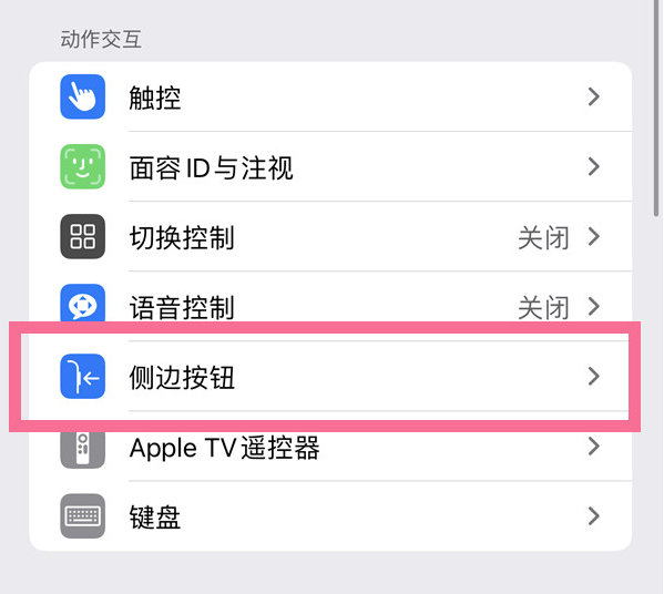 汝南苹果14维修店分享iPhone14 Plus侧键双击下载功能关闭方法 